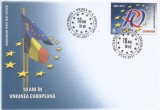 Romania, LP 2133/2017, 10 ani Romania in Uniunea Europeana, FDC