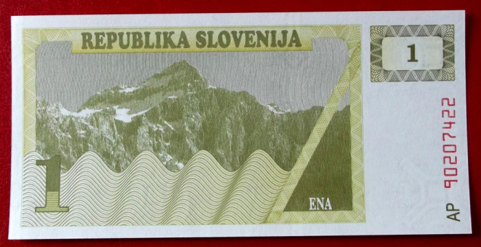 SLOVENIA 1 tolar 1990 UNC necirculata **