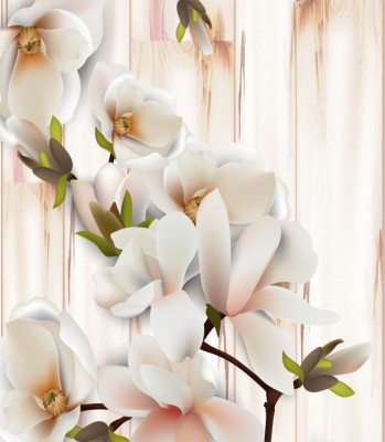 Fototapet Abstract floral2, 400 x 250 cm foto