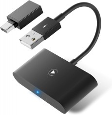 Adaptor auto wireless THT-020-2 Axeloni&amp;reg;, Compatibil cu Apple Carplay, Conexiune instantanee la ecranul masinii, Pentru masini cu Carplay de fabrica p foto