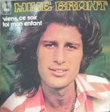 Vinil LP Mike Brant - Viens Ce Soir, Toi Mon Enfant (1974, CBS) Folk/Pop/Rock, 18cm