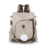 Cumpara ieftin Rucsac dama, Ophelina GT3683, antifurt, Bej