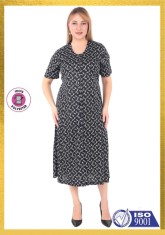 Rochie Clasica cu Nasturi si Cordon Cod 0011 - 58Marimea foto