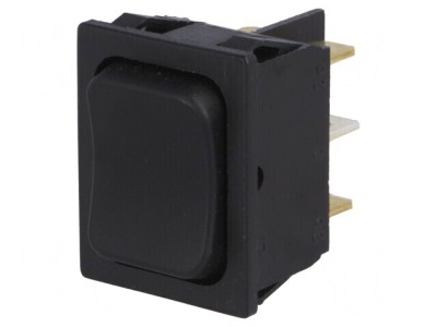 Comutator Basculant DP3T ON-OFF-ON 16A/250V Negru IP40 foto