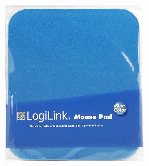 MousePAD LOGILINK, nylon, 250 x 220 x 3 mm, albastru, &quot;ID0097&quot;