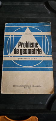 PROBLEME DE GEOMETRIE CLASELE VI-VIII - HOLLINGER foto