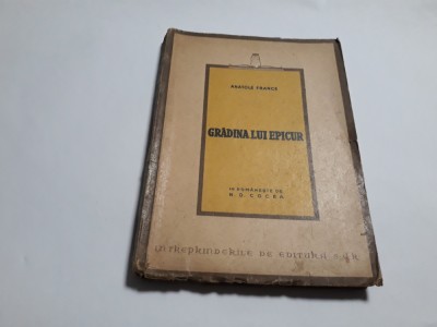 Gradina Lui Epicur - Anatole France RF18/1 foto