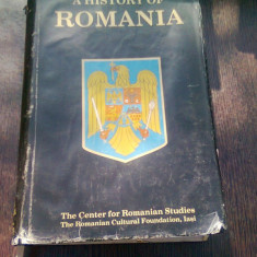 A HISTORY OF ROMANIA - KURT W. TREPTOW (CARTE IN LIMBA ENGLEZA)