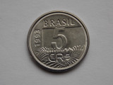 5 CRUZEIROS 1993 BRAZILIA-XF, America Centrala si de Sud