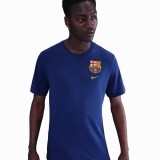 FC Barcelona tricou de bărbați Crest navy - S