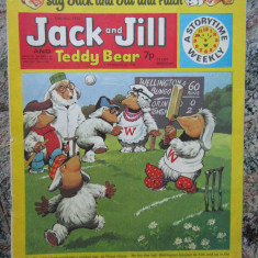 JACK AND JILL AND TEDDY BEAR , `REVISTA CU BENZI DESENATE PENTRU COPII 1975 MAY