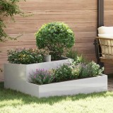 VidaXL Jardiniere pentru Grădină 100x100x50 cm din Oțel Inoxidabil de la