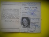 HOPCT CARNET DE MEMBRU SINDICAT -MONETARIA STATULUI 1959 [ 1 ] - ROMANIA