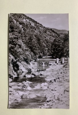 Carte poștală Băile Herculane cataracte pe valea Cernei RPR foto