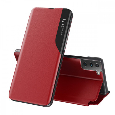 Husa pentru Samsung Galaxy S21 FE 5G, Techsuit eFold Series, Red foto