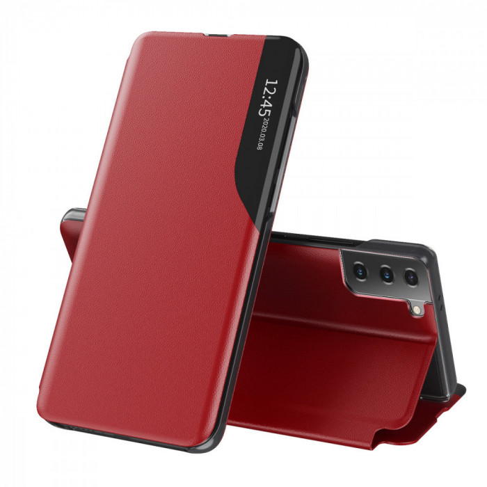 Husa pentru Samsung Galaxy S21 FE 5G, Techsuit eFold Series, Red