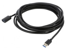 Cablu USB 3.0 5m negru foto