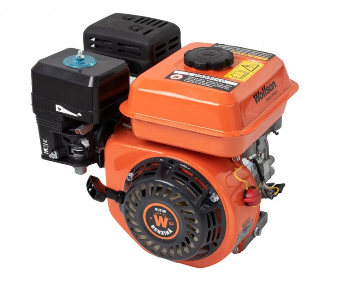 WOLFSON - MOTOR BENZINA UNIVERSAL GTX-200, 7 CP, 4 TIMPI OHV (170F) PowerTool TopQuality