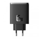 Incarcator Retea Baseus OS-Cube Pro, 65W, 3.25A, 1 x USB-A - 2 x USB-C, Negru P10152301113-00