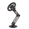 Suport auto magnetic ZYTEQ&reg;️ pentru telefon si tableta universal, cu unghi reglabil si rotire 360&deg;, magneti si banda adeziva, negru