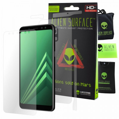 FOLIE ALIEN SURFACE HD, SAMSUNG GALAXY A8, PROTECTIE ECRAN, SPATE, LATERALE foto