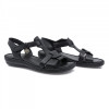 Sandale dama, Caspian, Cas-1122-T453, casual, piele naturala,negru, 36, 39, 40