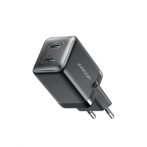 Incarcator Retea Joyroom JR-TCG17, 45W, 3A, 2 x USB-C, Negru