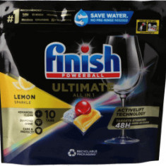 Finish Detergent vase ultimate All in 1 lemon, 10 buc