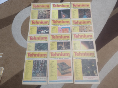 12 NUMERE REVISTA TEHNIUM &amp;#039;86 foto