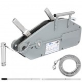 Troliu manual orizontal 1600 kg, Lungime cablu 25 m, cablu otel