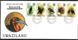 SWAZILAND 1985 PASARI RINOCER FDC