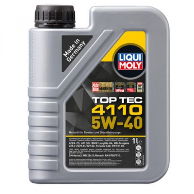 Ulei Motor Sintetic Liqui Moly Top Tec 4110 5W40 1 litru foto