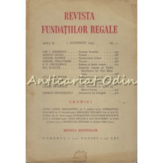 Revista Fundatiilor Regale. Anul II, Nr.: 11/1935