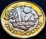 Moneda bimetal 1 POUND - ANGLIA / MAREA BRITANIE, anul 2016 * cod 2730 A = A.UNC