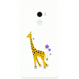 Husa silicon pentru Xiaomi Mi Mix 2, Rollerskating Girafe Illustration