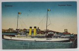 CONSTANTA , VASUL &#039; IMPARATUL TRAIAN &#039; , VEDERE SPRE TARM , CARTE POSTALA , ANII &#039; 20
