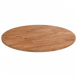 VidaXL Blat de masă rotund maro deschis &Oslash;40x1,5 cm lemn stejar tratat