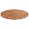 Blat de masa rotund maro deschis &Oslash;40x1,5 cm lemn stejar tratat