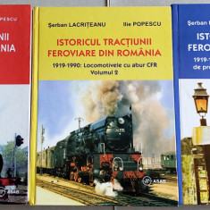 Istoricul tractiunii feroviare din Romania (3 volume), locomotive romanesti