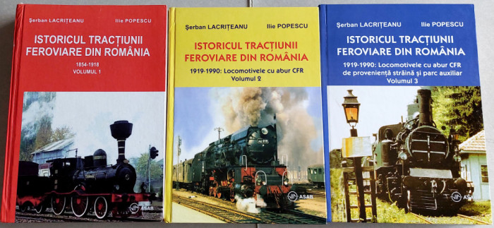 Istoricul tractiunii feroviare din Romania (3 volume), locomotive romanesti