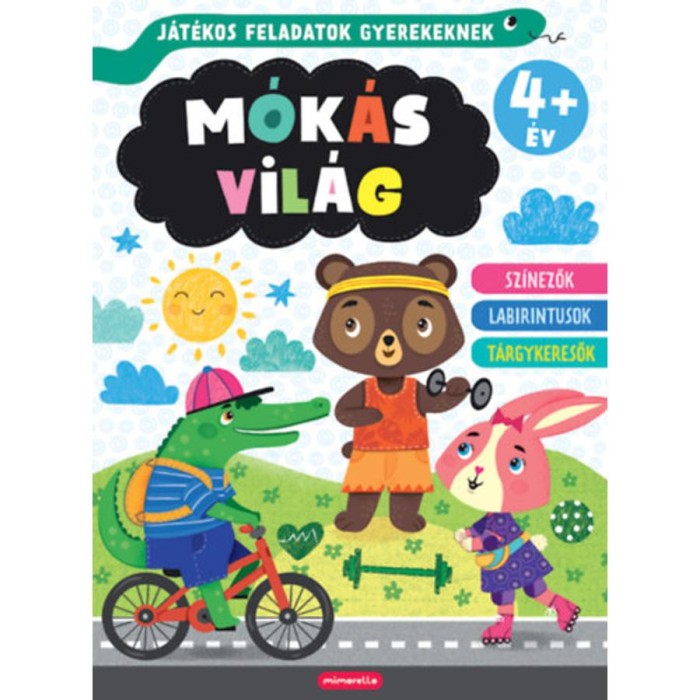 J&aacute;t&eacute;kos feladatok gyerekeknek - M&oacute;k&aacute;s vil&aacute;g 4+