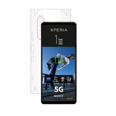 Folie Spate cu Laterale Compatibila cu Sony Xperia 1 III - Regenerabila Silicon UltraHD Antisoc Invizibila