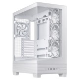 Carcasa ASUS A31 Plus TG ARGB, RGB, Mid Tower, White