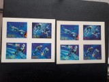 Set blocuri timbre bhutan 1967 cosmos 3 d impf.