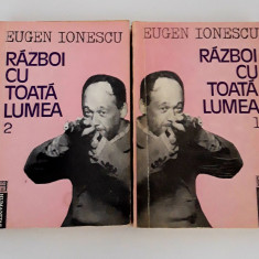 Eugen Ionescu Razboi cu toata lumea Editie completa in doua volume