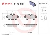 BREMBO P 06 052 PRIME LINE set placute frana,frana disc