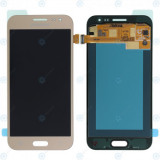 Samsung Galaxy J2 (SM-J200F) Modul de afișare LCD + Digitizer auriu GH97-17940B