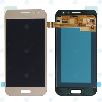 Samsung Galaxy J2 (SM-J200F) Modul de afișare LCD + Digitizer auriu GH97-17940B foto