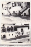 Bnk foto - Manastirea Horezu 1975 - lot 2 fotografii, Alb-Negru, Romania de la 1950, Cladiri