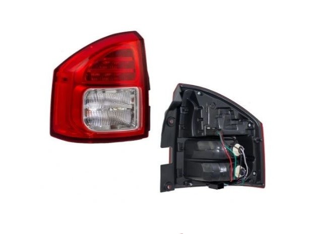 Stop spate lampa JEEP COMPASS (PK), 03.2011-2013, partea stanga, TYC, LED+W21W+WY21W; Omologare: SAE